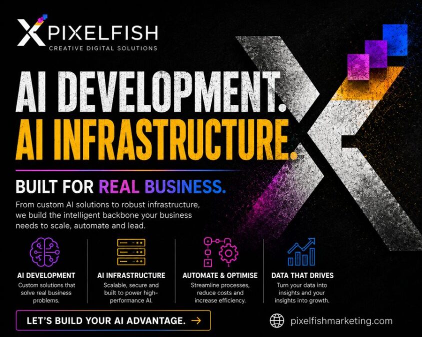 Ai development and ai infrastructure from Pixelfish Marketing