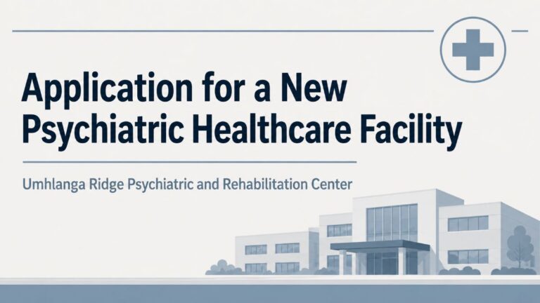 Umhlanga Ridge psychiatric healthcare facility