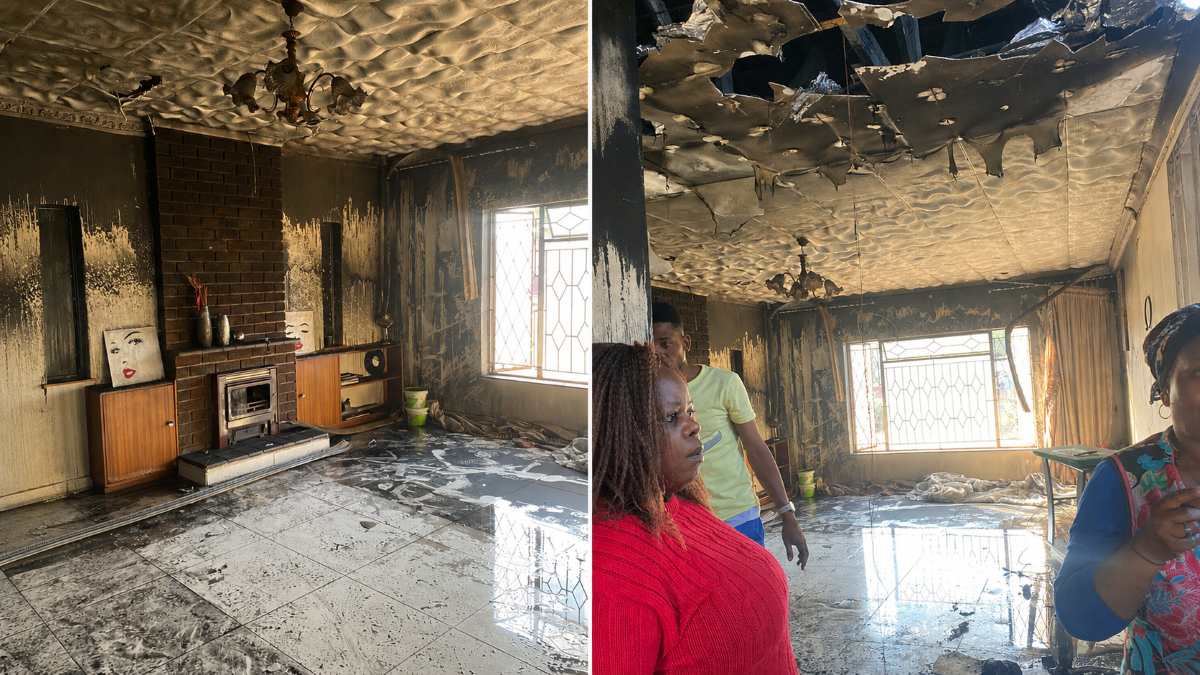 Newcastle family house fire