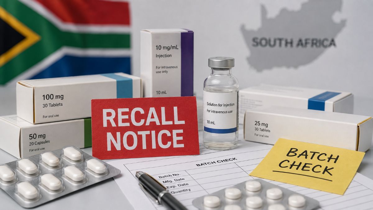 South Africa medicine recalls 2026